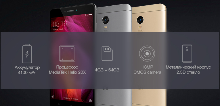 Xiaomi Redmi Note 4X: актуальное решение | ЦифроПитер — Санкт-Петербург